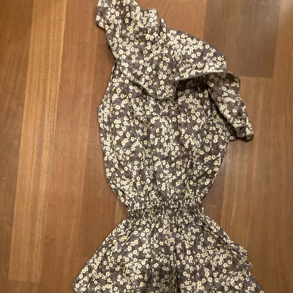 Off shoulder mini dress, grey,  Saint Barthes
